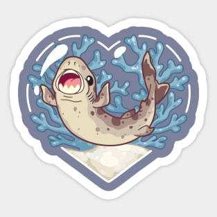 NUGGET, the Cookie Cutter Shark Sticker